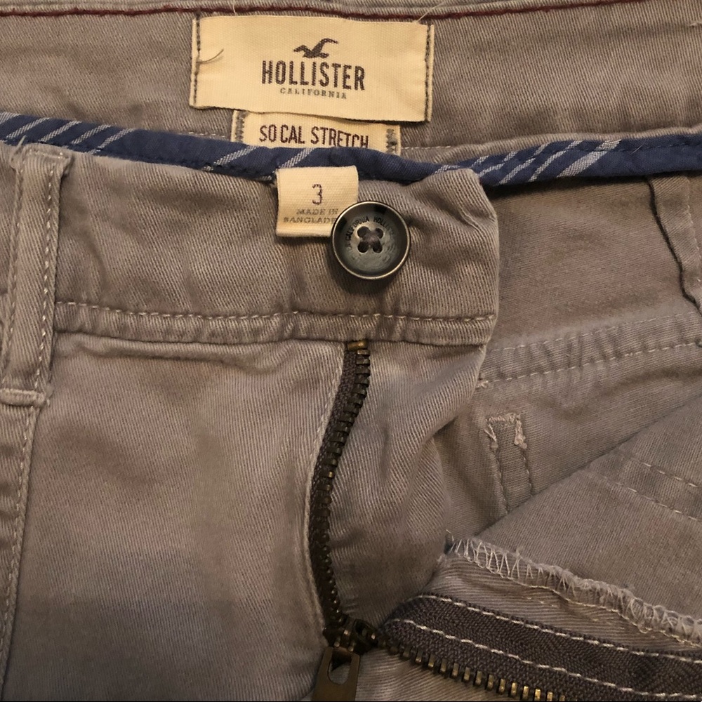 Low Rise Grey Shorts - Picture 3 of 7